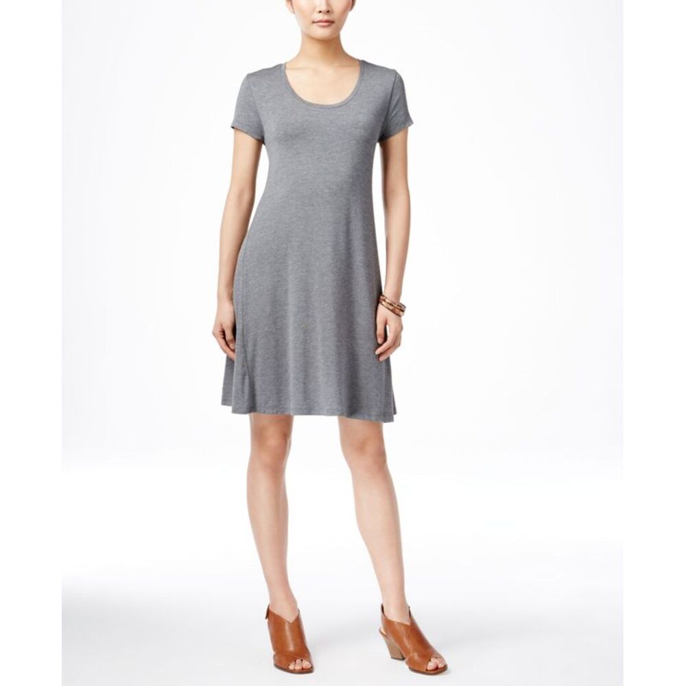 Style & Co Petite Short Sleeve A Line Dress